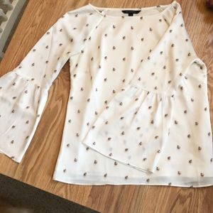 Banana Republic Petite long sleeve blouse